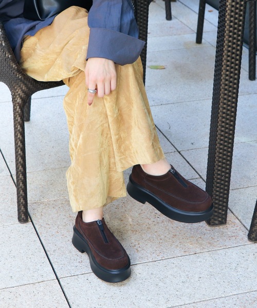 EVOL（イーボル）の「【EVOL】軽量センタージップスニーカー IX5541（スニーカー・レディース・ブラウン/ブラック・S/LL/L/M）」の20枚目の写真