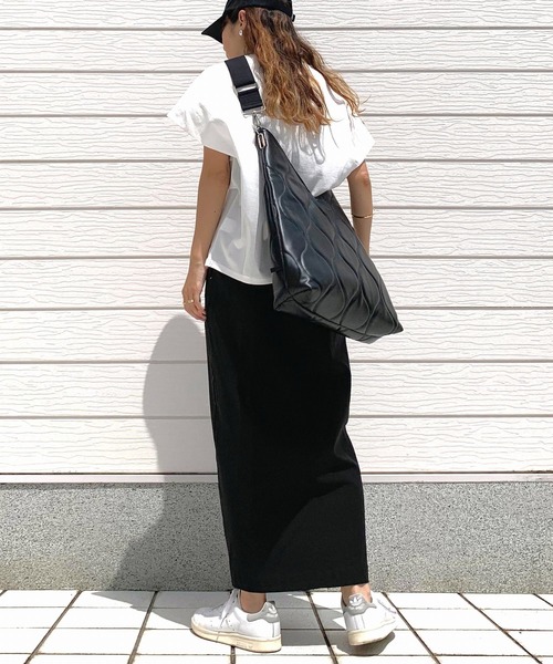 Q（キュー）の「VOYAGE T（Tシャツ/カットソー・レディース・ホワイト/ネイビー/オレンジ・MEDIUM）」の16枚目の写真