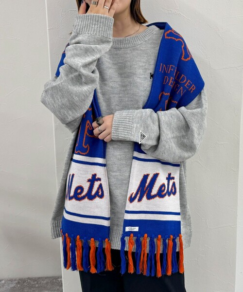 fredy emue(フレディエミュ)の「MLBチームマフラー(マフラー・レディース・グレー系その他/ブルー系その他2/ブルー系その他/レッド系その他・FREE)」の22枚目の写真