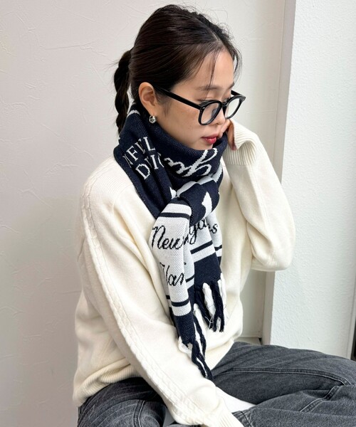 fredy emue(フレディエミュ)の「MLBチームマフラー(マフラー・レディース・グレー系その他/ブルー系その他2/ブルー系その他/レッド系その他・FREE)」の18枚目の写真