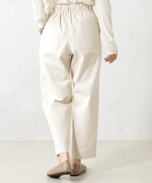 FOUND GOOD（ファウンドグッド）の「ストレッチノテーパードP（チノパンツ・レディース・ベージュ/アイボリー/グリーン系8/ネイビー・L/M/S）」の10枚目の写真