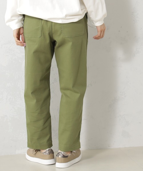 FOUND GOOD（ファウンドグッド）の「ストレッチノテーパードP（チノパンツ・レディース・ベージュ/アイボリー/グリーン系8/ネイビー・L/M/S）」の7枚目の写真