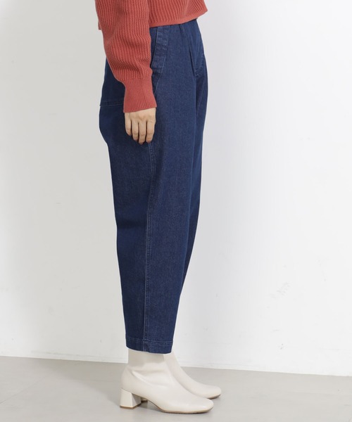 FOUND GOOD（ファウンドグッド）の「ストレッチノテーパードP（チノパンツ・レディース・ベージュ/アイボリー/グリーン系8/ネイビー・L/M/S）」の17枚目の写真