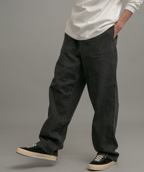 URBAN RESEARCH Sonny Label(アーバンリサーチサニーレーベル)の「10オンスデニムユーティリティパンツ(デニムパンツ・メンズ・インディゴブルー/ライトインディゴブルー/ブラック・MEDIUM/LARGE)」の17枚目の写真
