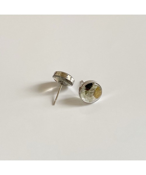 tone(トーン)の「【Laugh】mica / pierce(MA)(ピアス(両耳用)・レディース・ゴールド/シルバー・FREE)」の1枚目の写真