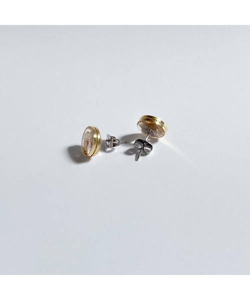 tone(トーン)の「【Laugh】mica / pierce(MA)(ピアス(両耳用)・レディース・ゴールド/シルバー・FREE)」の3枚目の写真