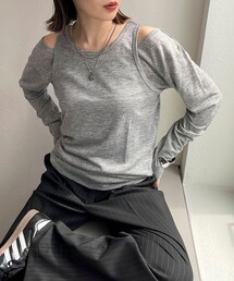 fredy emue | タンクレイヤードカットソー(Tシャツ/カットソー)