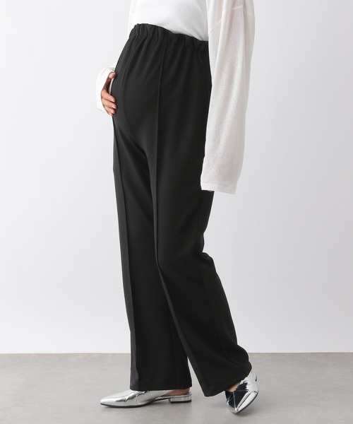 LEPSIM(レプシィム)の「【産前・産後対応】マタニティ/ピンタックフレアパンツ 133329(マタニティウェア/グッズ・レディース・ブラック/ベージュ/オレンジ/オフホワイト/グリーン/グレー/ライトベージュ・FREE)」の13枚目の写真