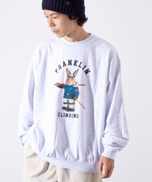Franklin Climbing | 【Franklin Climbing】うさぎスキー クルーネック プリントスウェット(スウェット)