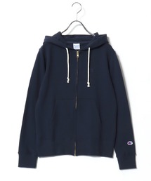 Champion(チャンピオン)ワンポイントロゴ刺繍 スウェットジップアップパーカー レディース/長袖/フーディー