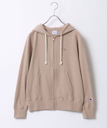 Champion(チャンピオン)ワンポイントロゴ刺繍 スウェットジップアップパーカー レディース/長袖/フーディー