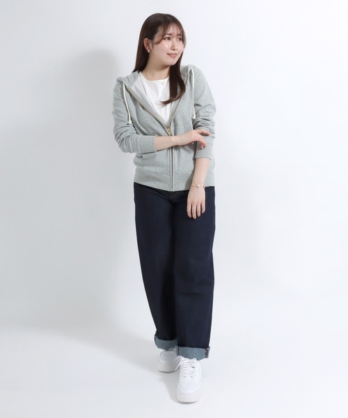美品☆チャンピオン ショート丈パーカー スウェット コラボ