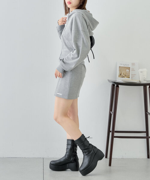 Chico（チコ）の「ラメフードジップパーカー（パーカー）」 - WEAR