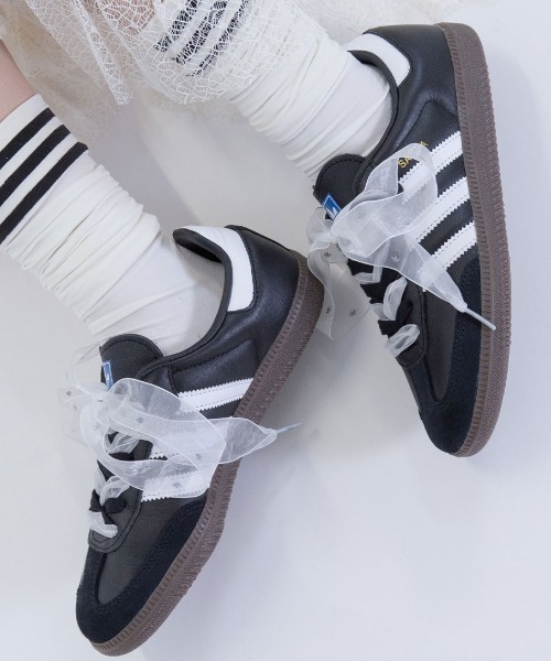 adidas(アディダス)の「adidas ORIBBON / アディダス オリボン(シューズアクセサリー・レディース・ブラック・ONE SIZE)」の5枚目の写真