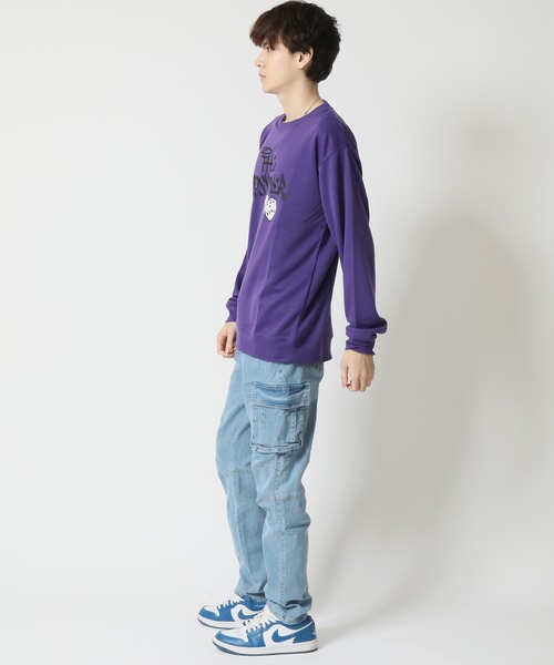ARCADE(アーケード)の「デニムカーゴパンツ ストレッチ スリム 美シルエット ジーンズ -ARCADE Limited Line-(デニムパンツ・メンズ・ブラック/ライトブルー・M/L/XL)」の6枚目の写真