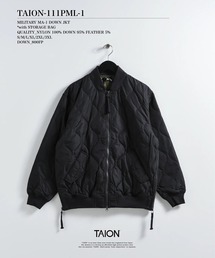【TAION(タイオン)】〈ユニセックス〉ミリタリー MA-1 ダウンジャケット
