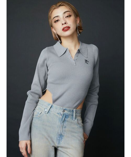 EVRIS（エヴリス）の「RIBBON MOTIF ピアス（ピアス（両耳用）・レディース・ゴールド/シルバー・FREE）」の5枚目の写真