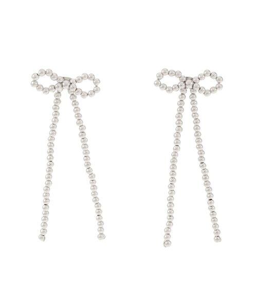 EVRIS（エヴリス）の「RIBBON MOTIF ピアス（ピアス（両耳用）・レディース・ゴールド/シルバー・FREE）」の9枚目の写真