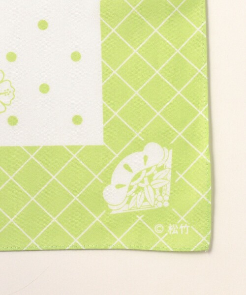 BEAMS JAPAN（ビームス　ジャパン）の「【男はつらいよ】【別注】銀座 木村屋總本店 / ビームス篇 寅とリリーのメロンパン風呂敷（ハンカチ/ハンドタオル・レディース・ミント・ONE SIZE）」の3枚目の写真