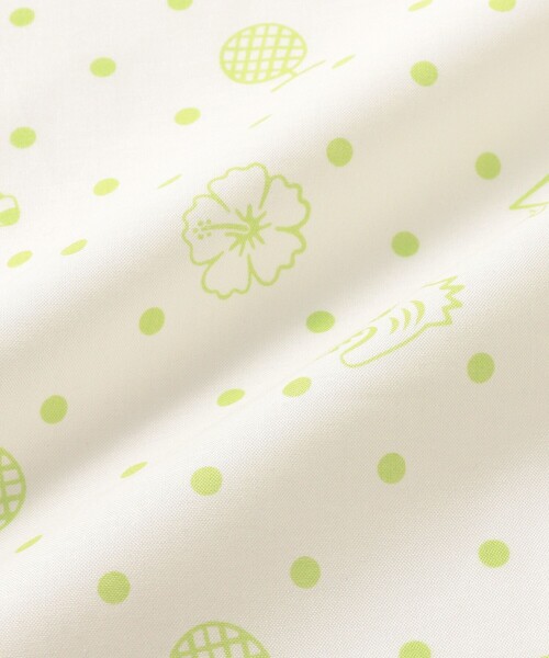 BEAMS JAPAN（ビームス　ジャパン）の「【男はつらいよ】【別注】銀座 木村屋總本店 / ビームス篇 寅とリリーのメロンパン風呂敷（ハンカチ/ハンドタオル・レディース・ミント・ONE SIZE）」の7枚目の写真