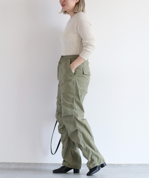 cepo(セポ)の「ランダムリブクルーネックニット(Tシャツ/カットソー・レディース・チャコール/グレー/オフホワイト・M)」の7枚目の写真