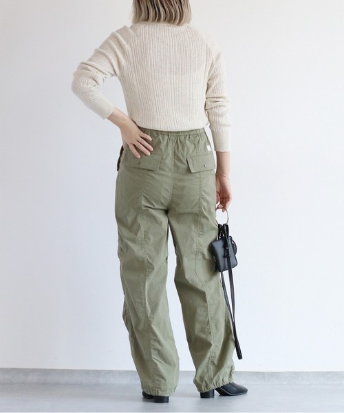 cepo(セポ)の「ランダムリブクルーネックニット(Tシャツ/カットソー・レディース・チャコール/グレー/オフホワイト・M)」の8枚目の写真