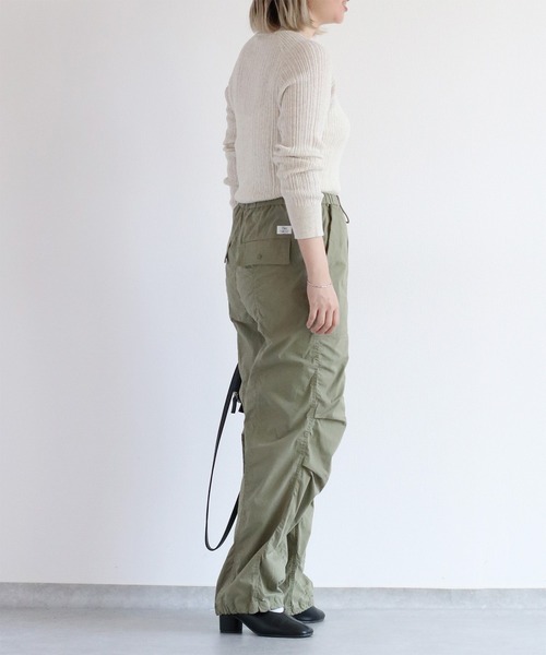 cepo(セポ)の「ランダムリブクルーネックニット(Tシャツ/カットソー・レディース・チャコール/グレー/オフホワイト・M)」の9枚目の写真