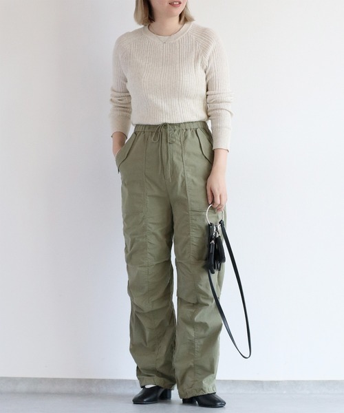 cepo(セポ)の「ランダムリブクルーネックニット(Tシャツ/カットソー・レディース・チャコール/グレー/オフホワイト・M)」の10枚目の写真