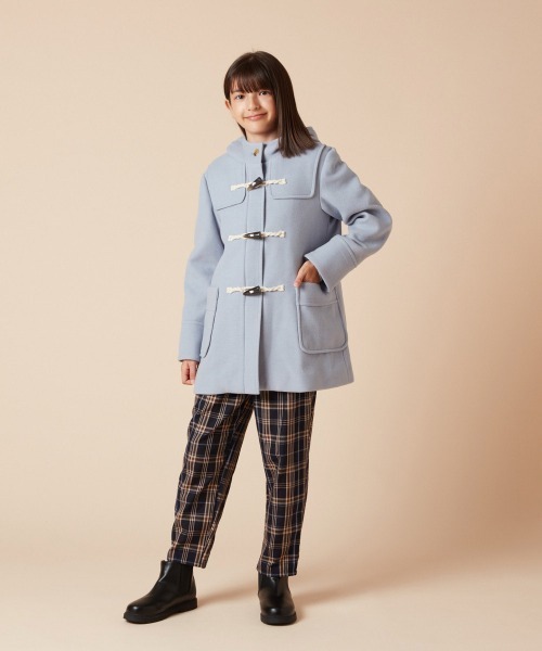 a.v.v（アーヴェヴェ）の「[140-150]【選べる5色展開】ライトフェイクウールダッフルコート（ダッフルコート・キッズ・ベージュ/ネイビー/レッド/ピンク/ライトブルー・140/150）」の17枚目の写真