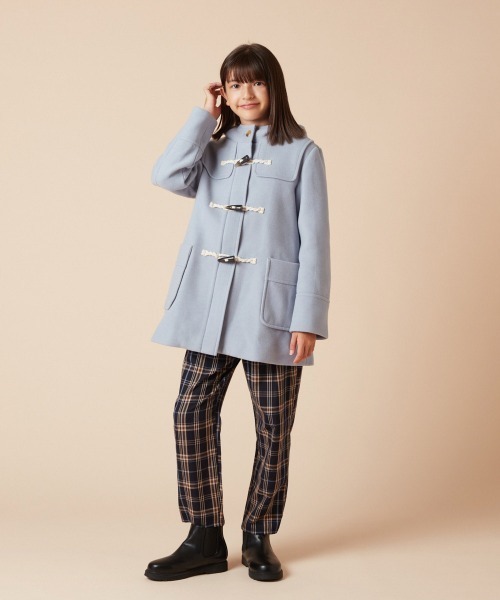 a.v.v（アーヴェヴェ）の「[140-150]【選べる5色展開】ライトフェイクウールダッフルコート（ダッフルコート・キッズ・ベージュ/ネイビー/レッド/ピンク/ライトブルー・140/150）」の18枚目の写真