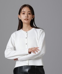 NANO universe（ナノユニバース）の「サカリバドットクルーネックカーディガン（カーディガン/ボレロ）」