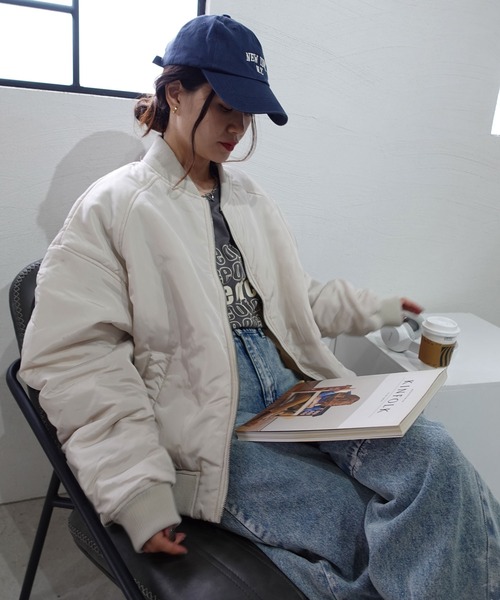 CORNERS（コーナーズ）の「ファイバーダウンギャザーブルゾン（ブルゾン・レディース・アイボリー/グレー/ブラック・M）」の19枚目の写真