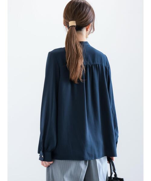 Te chichi（テチチ）の「金釦フロントタックブラウス（シャツ/ブラウス・レディース・ネイビー/グレー/ブラウン/ベージュ・F）」の15枚目の写真