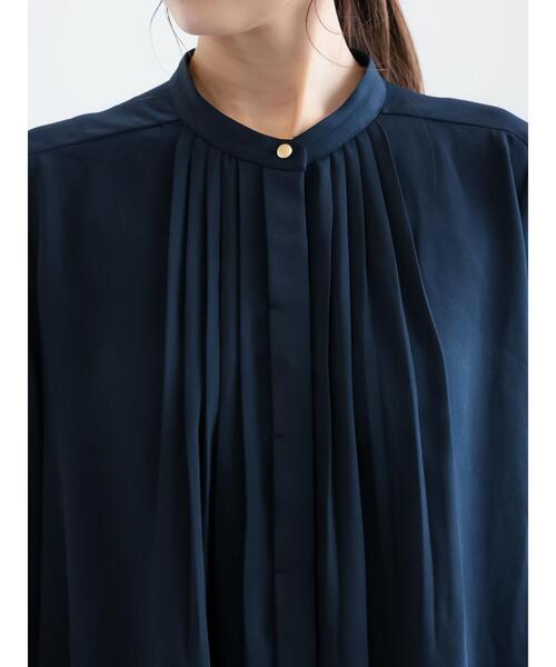 Te chichi（テチチ）の「金釦フロントタックブラウス（シャツ/ブラウス・レディース・ネイビー/グレー/ブラウン/ベージュ・F）」の17枚目の写真