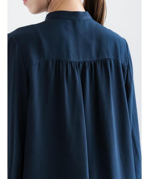 Te chichi（テチチ）の「金釦フロントタックブラウス（シャツ/ブラウス・レディース・ネイビー/グレー/ブラウン/ベージュ・F）」の18枚目の写真