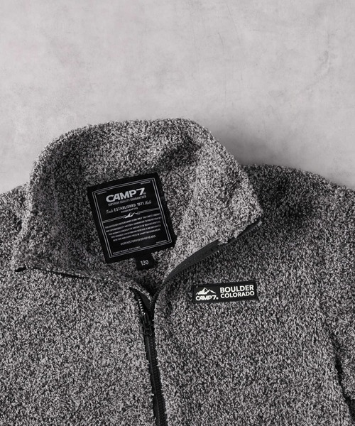 CAMP7（キャンプセブン）の「【CAMP7】ジップブルゾン（ブルゾン・キッズ・グレー/ブルー・140/150/160/130）」の4枚目の写真