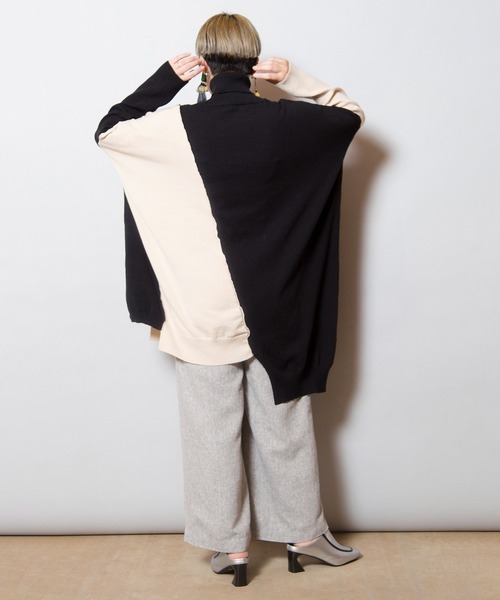 【セール】ヘリンボーンワイドパンツ（その他パンツ）｜OSMOSIS（オズモーシス）