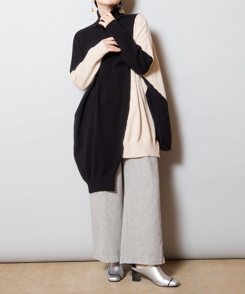 【セール】ヘリンボーンワイドパンツ（その他パンツ）｜OSMOSIS（オズモーシス）
