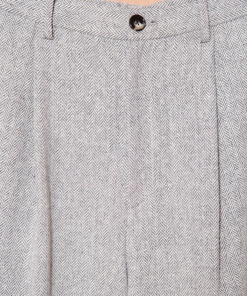 【セール】ヘリンボーンワイドパンツ（その他パンツ）｜OSMOSIS（オズモーシス）