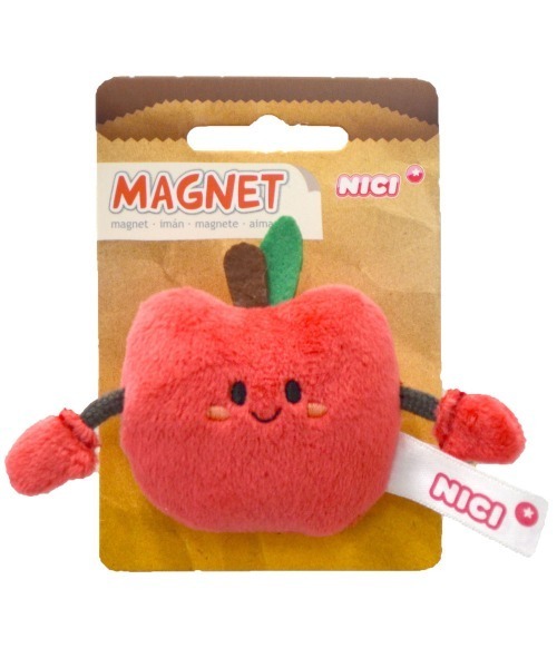 NICI/ミニマグニキ FF2024 リンゴ 6cm（ステーショナリー）｜nici