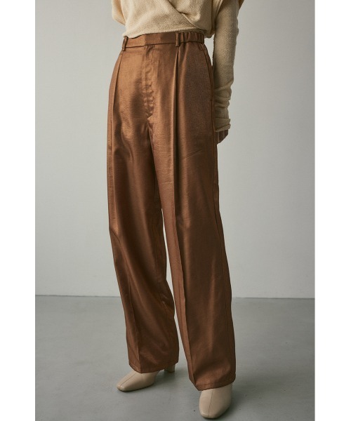 STYLEMIXER（スタイルミキサー）の「サテンタックパンツ（その他パンツ・レディース・アイボリー/イエロー/ブラウン・SMALL/MEDIUM）」の15枚目の写真