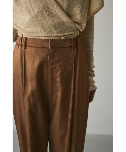 STYLEMIXER（スタイルミキサー）の「サテンタックパンツ（その他パンツ・レディース・アイボリー/イエロー/ブラウン・SMALL/MEDIUM）」の18枚目の写真