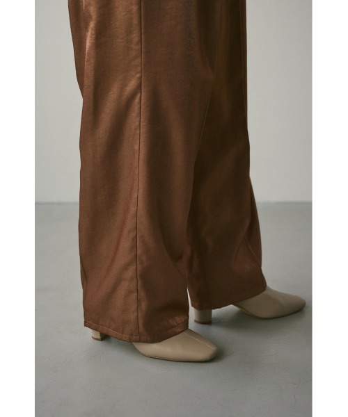 STYLEMIXER（スタイルミキサー）の「サテンタックパンツ（その他パンツ・レディース・アイボリー/イエロー/ブラウン・SMALL/MEDIUM）」の20枚目の写真