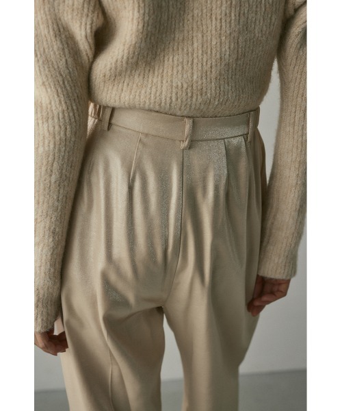 STYLEMIXER（スタイルミキサー）の「サテンタックパンツ（その他パンツ・レディース・アイボリー/イエロー/ブラウン・SMALL/MEDIUM）」の9枚目の写真