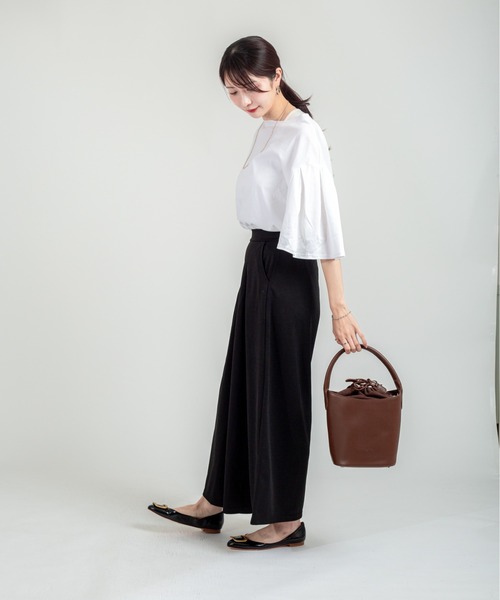 PELLETTERIA VENETA(ペレッテリアベネタ)の「【pelletteria Veneta】2WAY バケツバッグ 牛革(ショルダーバッグ・レディース・ブラック/ライトブラウン/グレー/ブラウン・FREE)」の14枚目の写真
