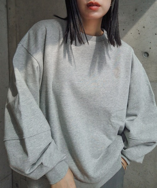 y/m by RIKA（イムバイリカ）の「立体スリーブスウェットトップス