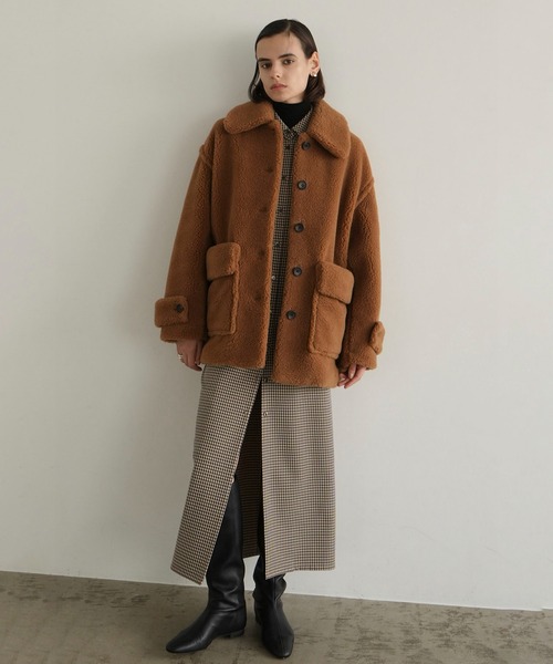 CLANE RIDGE POCKET BOA OVER COAT