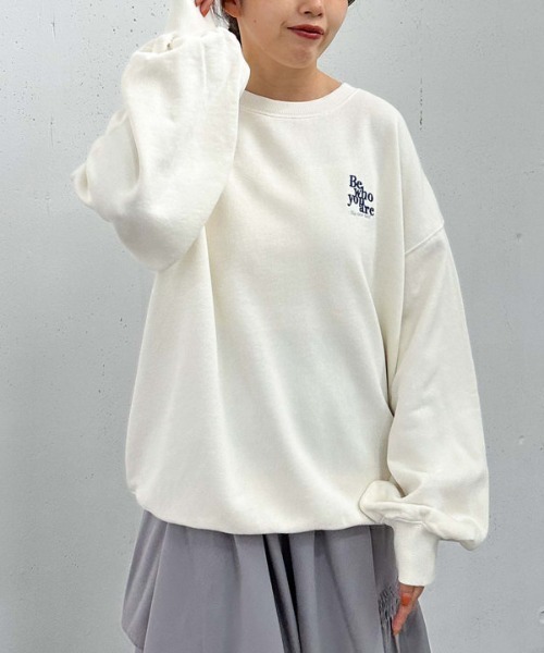 archives(アルシーヴ)の「ピグメントルーズスウェット(スウェット・レディース・アイボリー/ブラック/グレイッシュベージュ・MEDIUM)」の13枚目の写真