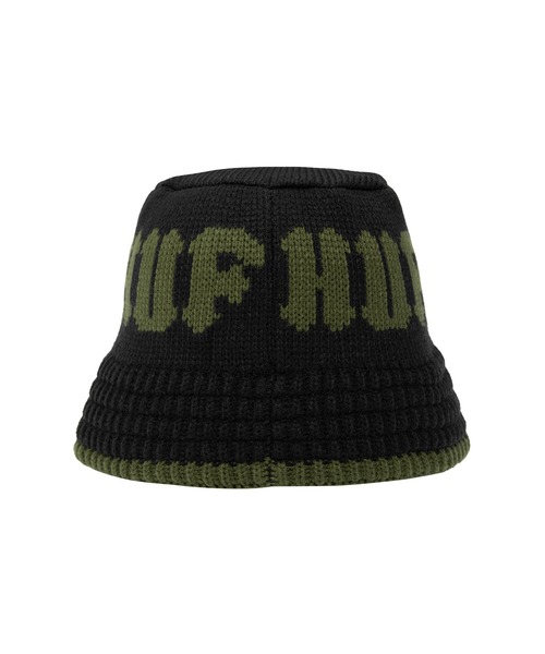 HUF（ハフ）の「CLASSIC KNIT BUCKET HAT（ハット・メンズ・ベージュ系その他/ブラック・ONE SIZE）」の5枚目の写真