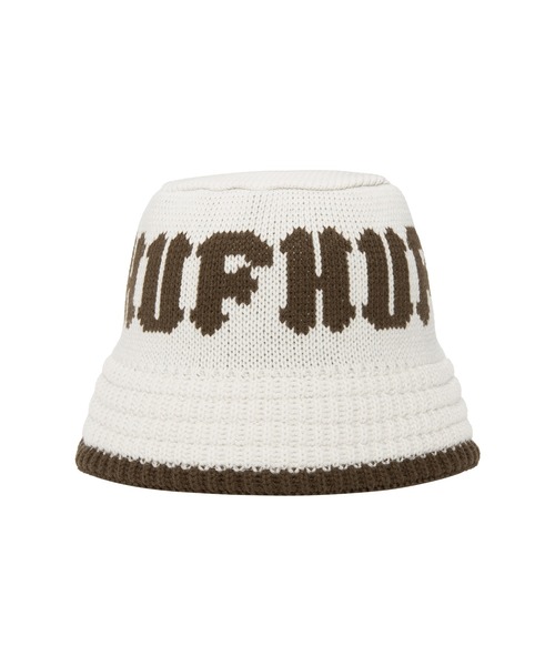 HUF（ハフ）の「CLASSIC KNIT BUCKET HAT（ハット・メンズ・ベージュ系その他/ブラック・ONE SIZE）」の6枚目の写真